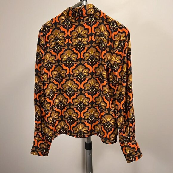 Retro Miu Miu Button Down Floral Shirt - Picture 4 of 5